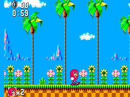 Knuckles in Sonic The Hedgehog