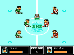 Ike Ike! Nekketsu Hockey Bu – Subette Koronde Dai Rantou (Japan) [En by TransBRC v1.1] (Technos Ice Hockey)