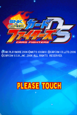 SNK vs. Capcom – Card Fighters DS (Japan)